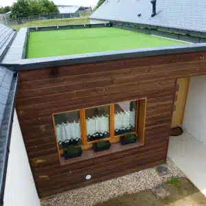 Chantier gazon synthétique Roof'Green de chez Green Avenue