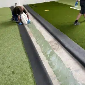 Chantier gazon synthétique Futsal